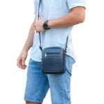 Borsetă din piele naturală Adelin - imagine 4