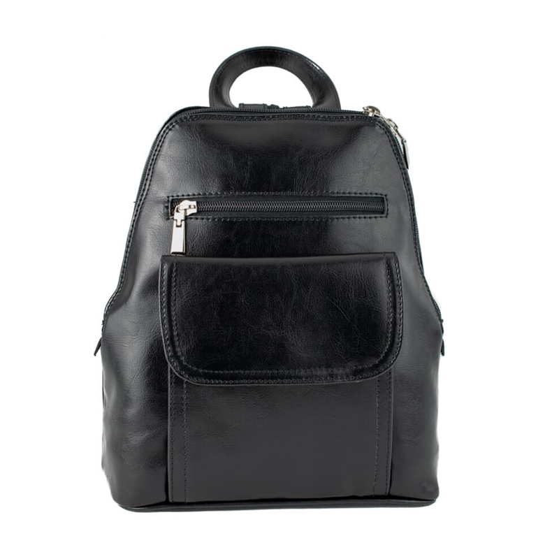 rucsac-din-piele-naturala-dama-negru-ARABELA-f (1) Rucsac piele naturală Arabela - imagine 1