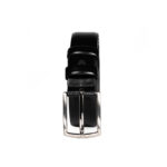 Curea din piele naturala barbati MADISON-Negru - imagine 2