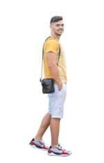 Borsetă din piele naturală ENRIQUE